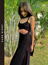 Dark Hues Strappy Chikankari Kurta Set
